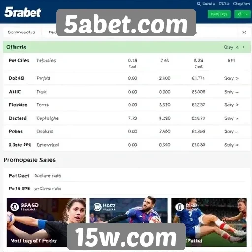 Comparação de bônus e promoções no 5abet.com